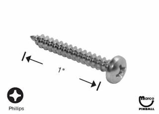 Sheet Metal Screw #6 x 1 inch p-ph-a