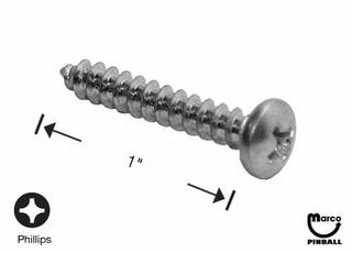 Sheet Metal Screw #8 x 1 inch p-ph-a