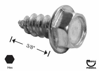 Sheet Metal Screw #8 x 3/8 inch pl-hwh-a 234-5100-00