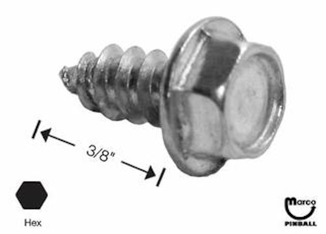 Sheet Metal Screw #8 x 3/8 inch pl-hwh-a 234-5100-00
