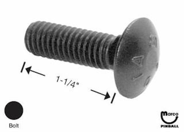 Bolt 3/8-16 x 1-1/4 inch carriage bolt