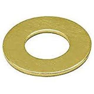 Washer .193 x .562 x .074 inch brass #8