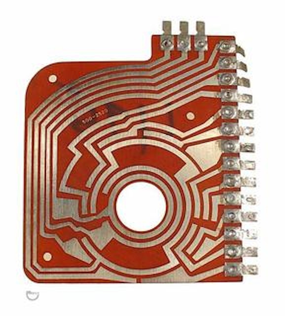 Contact plate pcb Chicago Coin w/terminals