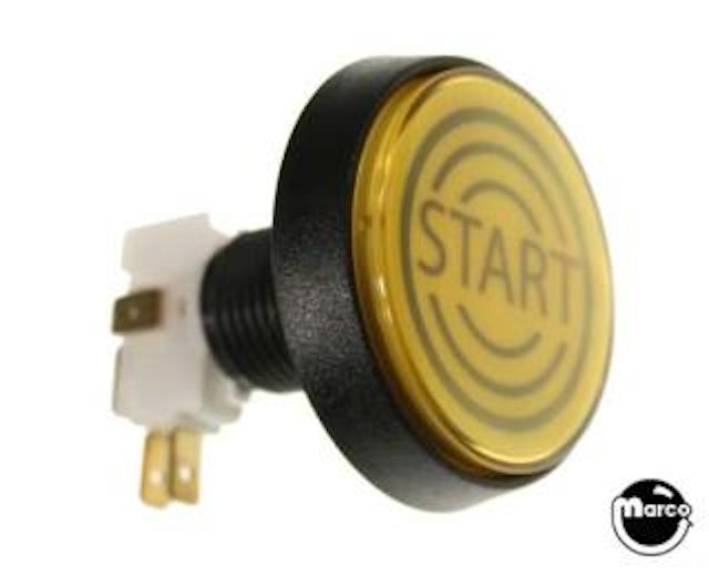Pushbutton 2 inch round yellow 'Start' rings