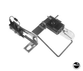 Roll under gate & lamp assembly