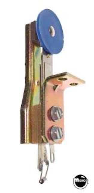 Target switch - round blue & bracket