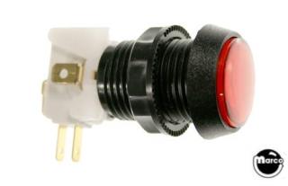 Pushbutton 1 inch round red 'Start' 500-6388-44-TL