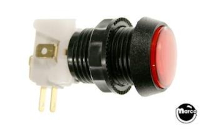 Pushbutton 1 inch round red 'Start' 500-6388-44-TL