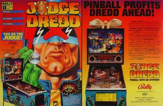 JUDGE DREDD (Bally) Factory flyer