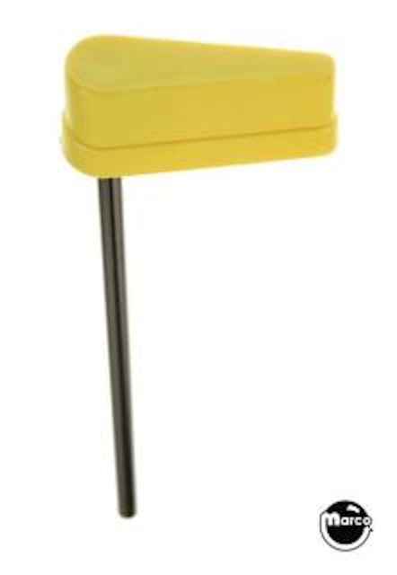 Flipper, mini, long shaft, yellow - 2in x 6in STN