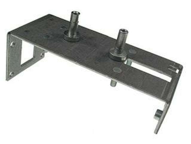 Drop target frame weldment - single bank
