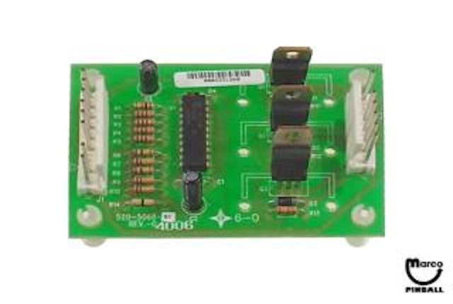 Aux driver board 3 transistor 520-5068-00