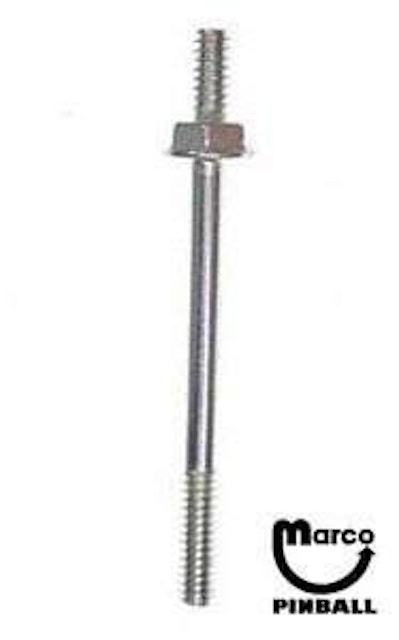 Post stud 6-32 x 1-15/16" hex washer head
