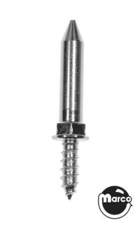 Bumper post wood screw straight side