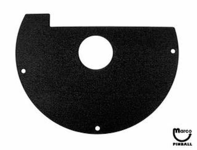 Cabinet wear plate - black finish USE 502-6801-00