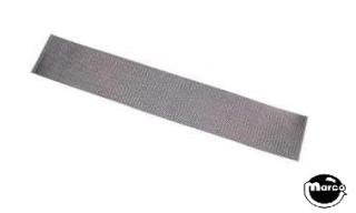 Plastic grille - 3 x 18 inch black