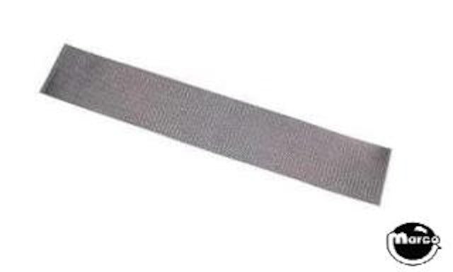 Plastic grille - 3 x 18 inch black