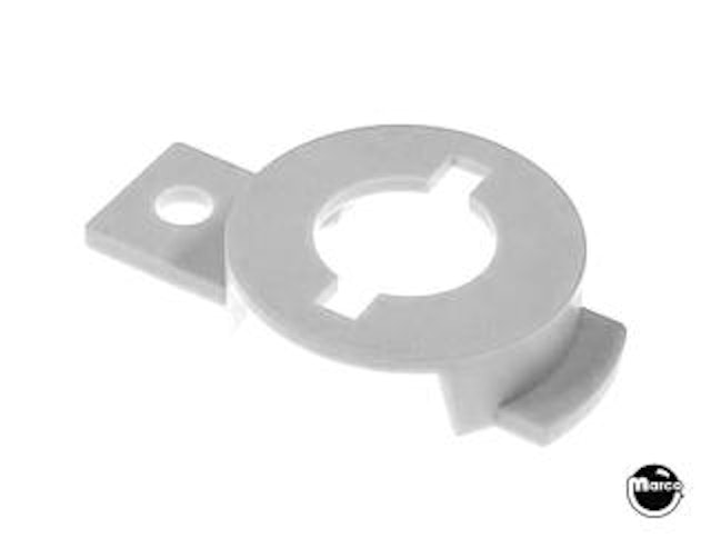 Socket bracket 5/16 inch white low mount