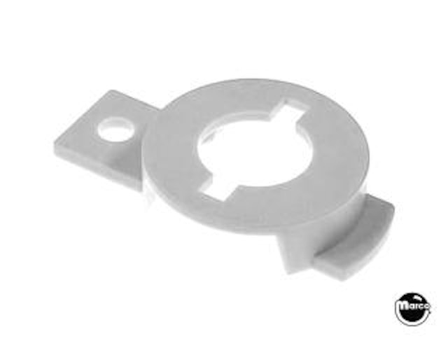 Socket bracket 5/16 inch white low mount