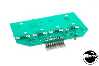 Drop target 4 bank PCB - cornered