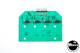 Drop target 4 bank PCB - cornered