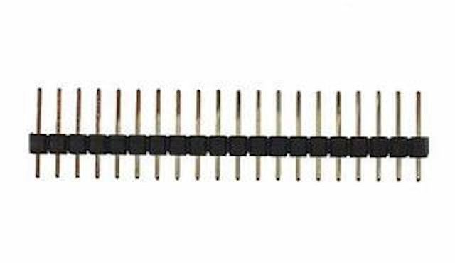 Connector 0.100" 20-position male header 22-03-2201