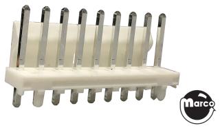 Circuit board header 9h str sq pin .156 inch lock 26-60-4090