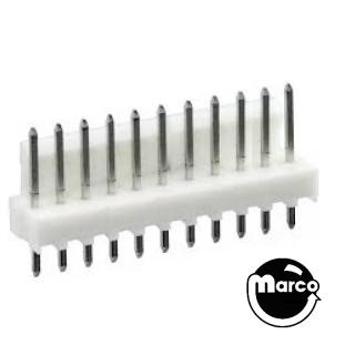 Circuit board header 11h str sq pin .156 lock 26-60-4110