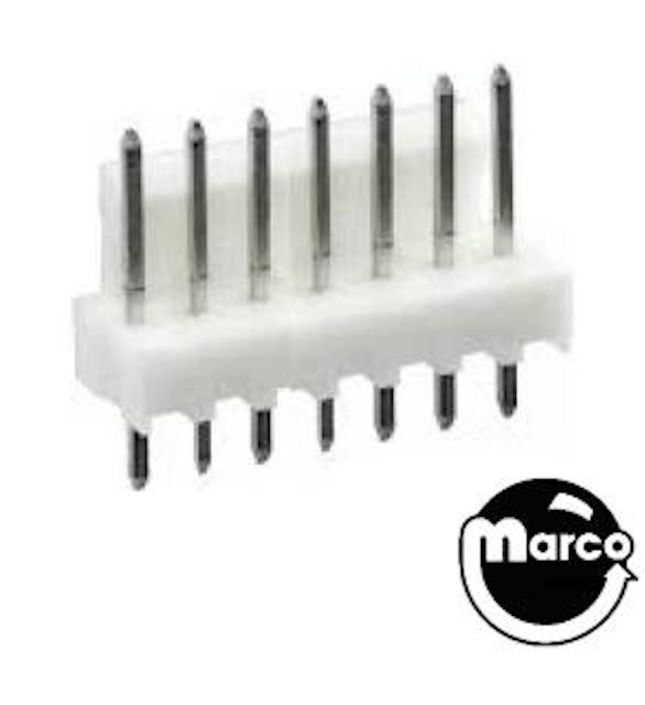 Circuit board header 7 pin str sq pin .156 26-60-4070