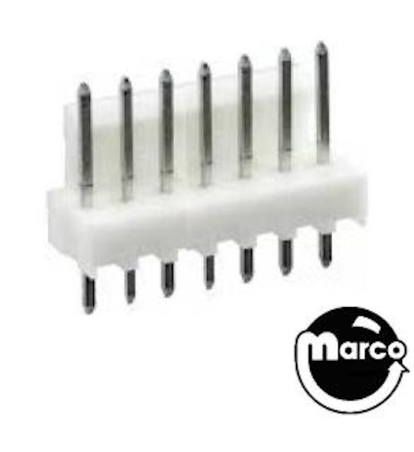 Circuit board header 7 pin str sq pin .156 26-60-4070