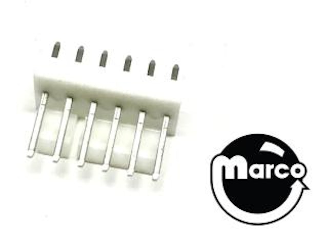 Connector 6 pin male .100" CM10006 22-23-2061