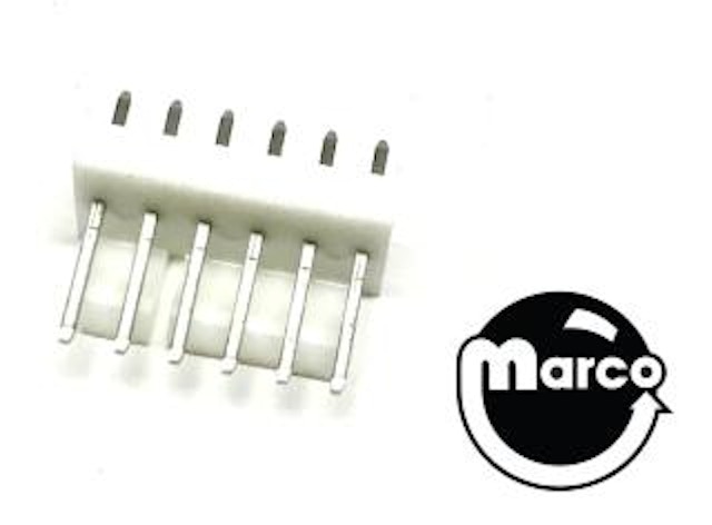 Connector 6 pin male .100" CM10006 22-23-2061