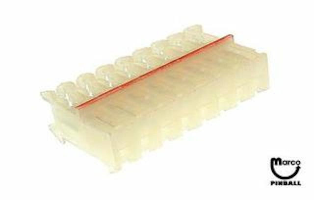 Connector - IDC red 8 position CE156F22-8-C 3-640428-8