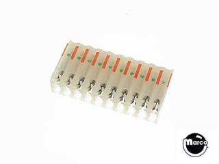 Connector - IDC red 10 position CE156F22-10-C
