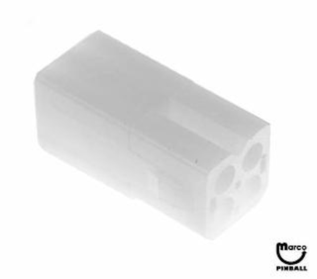 Connector 4 position .062 inch term 03-06-1044