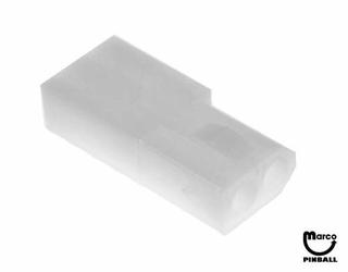 Connector female 2 position .062 term 045-5001-02 03-06-1023