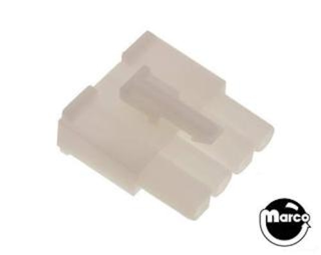 Connector male 4 pin .093 inch term 19-09-1049