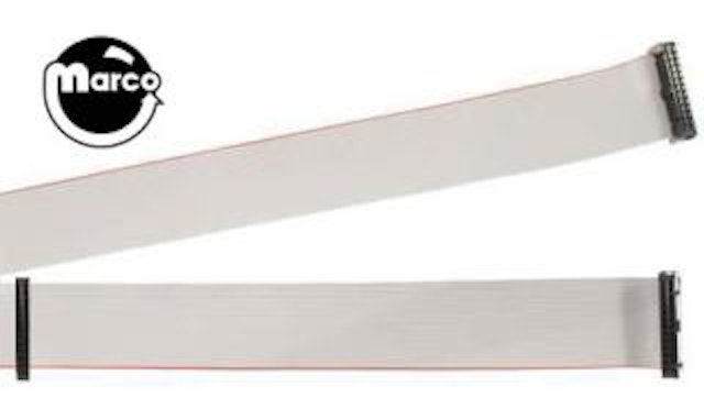 Ribbon Cable - 26 pin 38 inch 3 connector