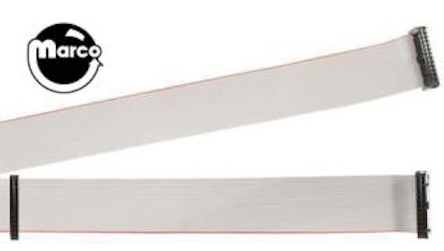 Ribbon Cable - 26 pin 38 inch 3 connector
