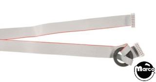 Ribbon Cable - 14 pin 32 inch with ferrite bead