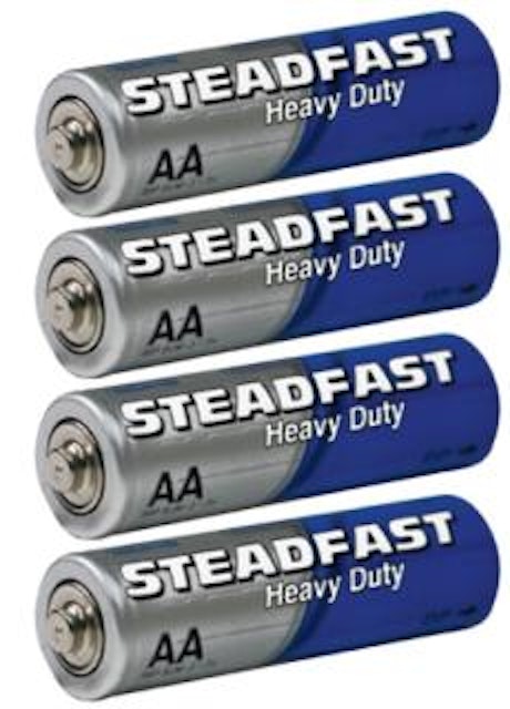 Battery - alkaline 1.5v 'AA' 4 pack