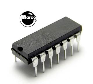 IC - 14 pin DIP quad 2-input NO gate CMOS 5310-09882-00