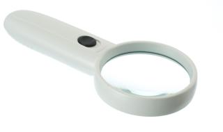 Magnifier 2.5 inch glass with light