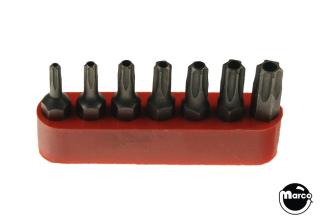 Bit Set - tamper proof Torx 7 pc