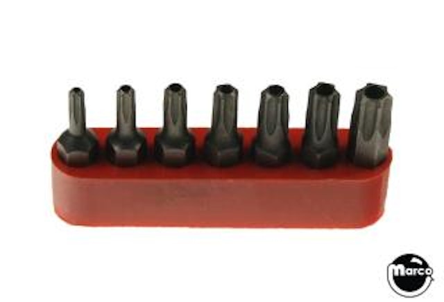 Bit Set - tamper proof Torx 7 pc