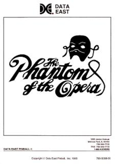 PHANTOM OF OPERA (DE) Manual & Schematic - Reprint