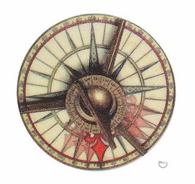 PIRATES CARIBBEAN (Stern) Compass decal