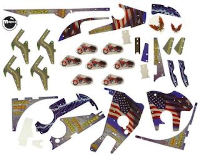 HARLEY DAVIDSON 3rd (Stern) Plastic set