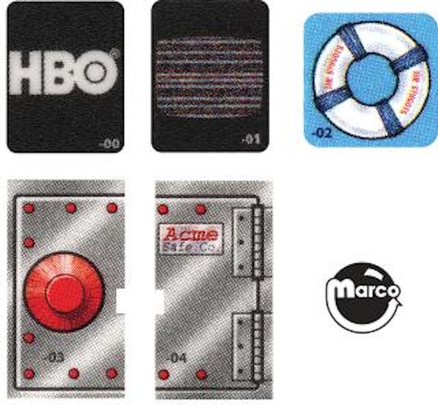 SOPRANOS (Stern) Decal set Lexan