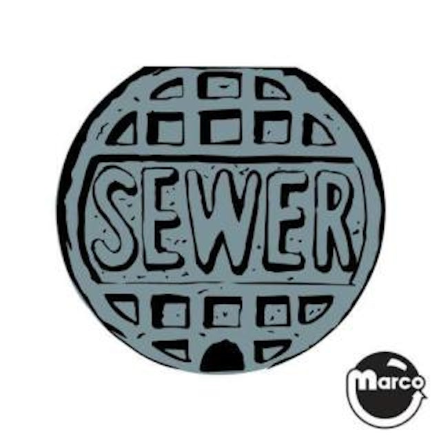 TEENAGE TURTLES (Data East) Decal manhole sewer